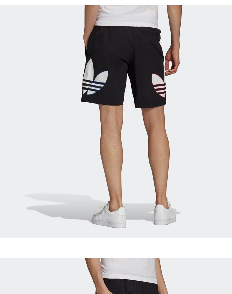 yysports 阿迪达斯adidas男装三叶草 新款tricolor short运动短裤 h0