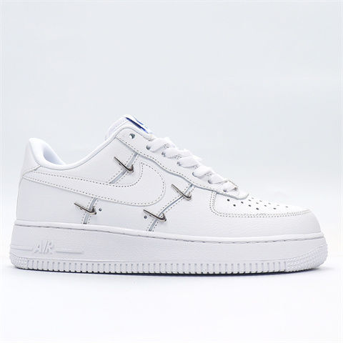 f03orce 1 四钩 泫雅同款 白蓝四勾小钩钩空军一号板鞋女鞋 空军四勾