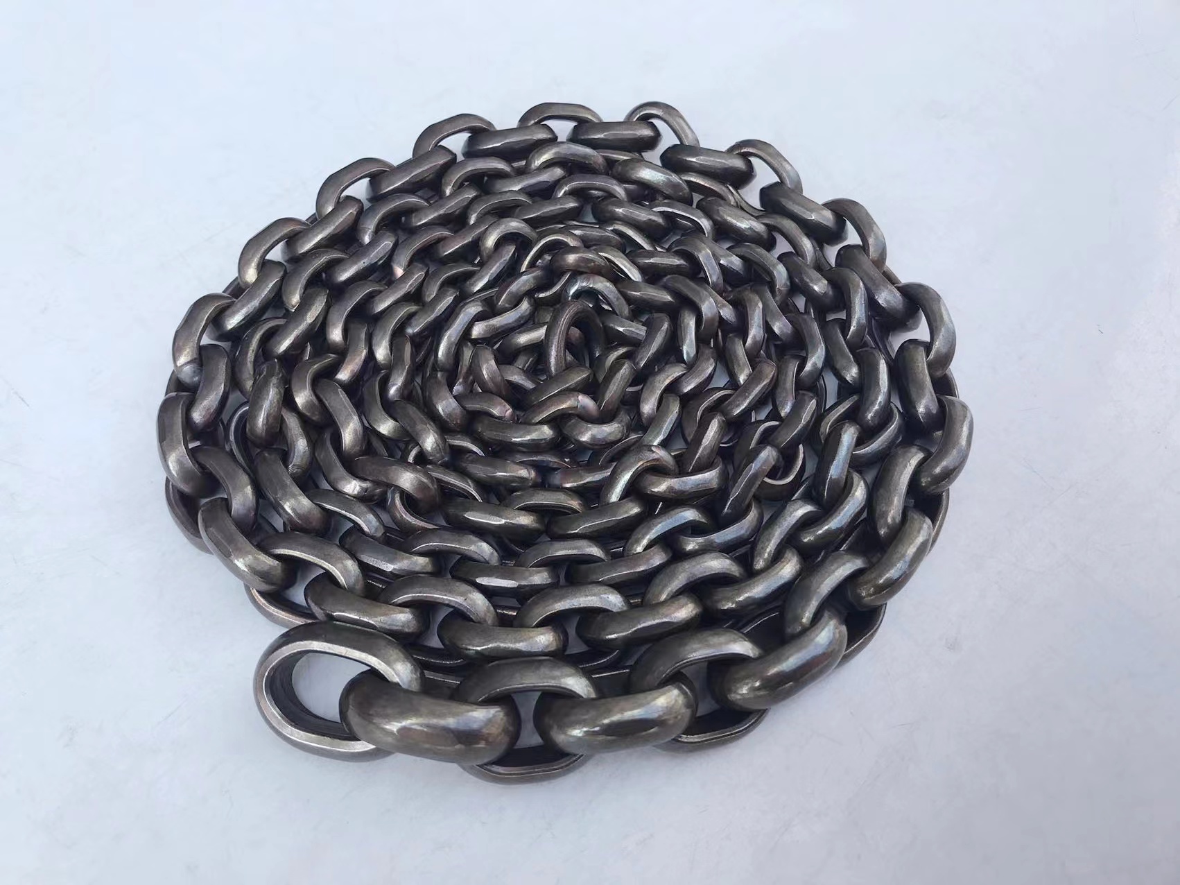 健身鞭耐磨硬度高不生锈炫彩钴合金钢钨钢鞭麒麟鞭链条健身无极变麦穗