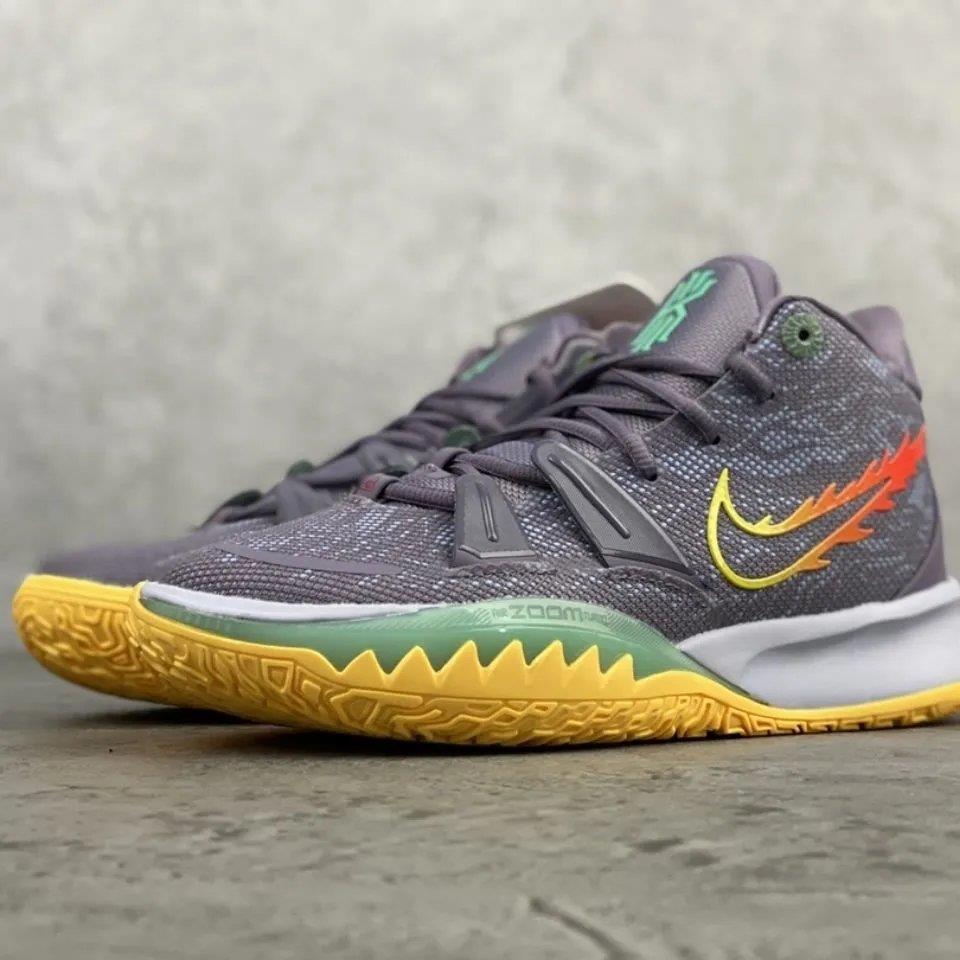 上新kyrie7epdaybreak破晓7紫黄气垫男女运动篮球鞋385
