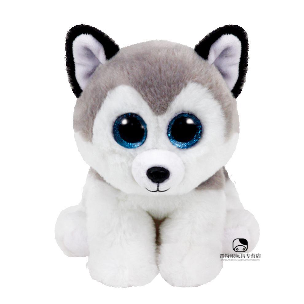 ty大眼睛毛绒豆豆宝宝系列毛绒公仔白虎猫咪玩具玩偶可爱动物金纹猫克