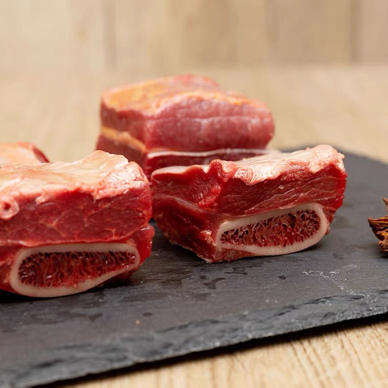 牛排带骨牛肉牛寸排多肉牛仔骨炖煮新鲜食材锡盟草原散养黄牛排骨2斤