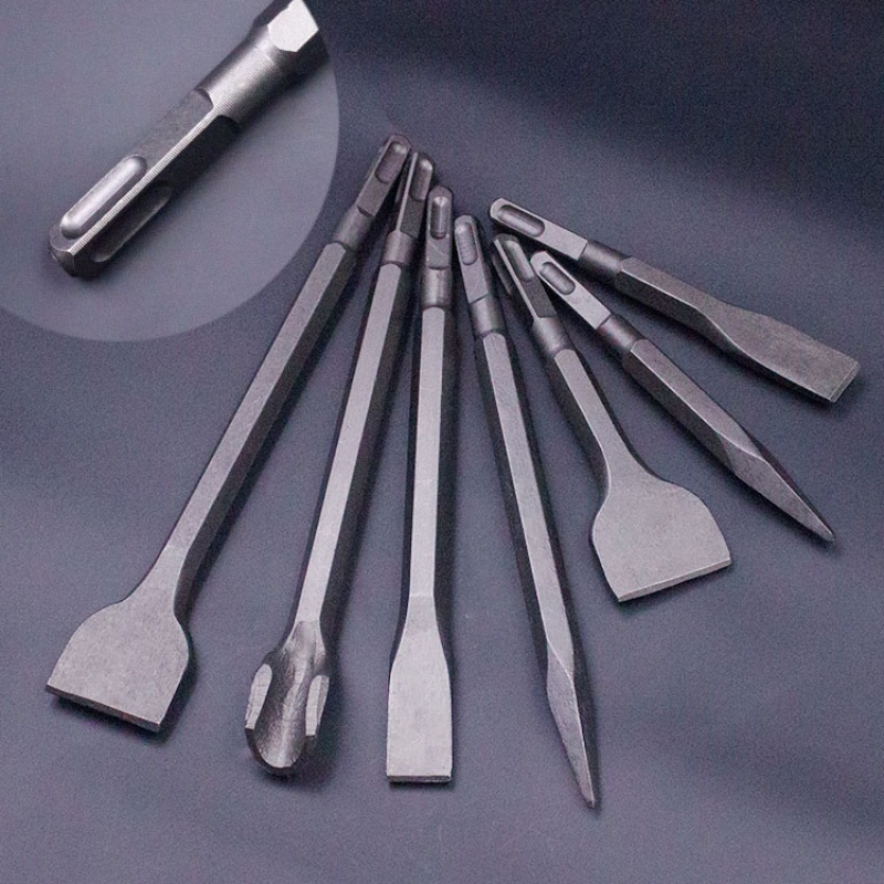 电镐扁凿子四方头加长 电锤冲击钻头电镐头尖扁凿子混泥土开凿扩孔钎