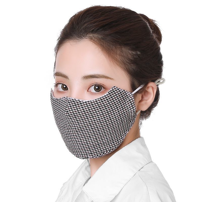 超大口罩新款口罩冬季防寒保暖防寒口罩女士加厚成人可水先棉 pl01纯