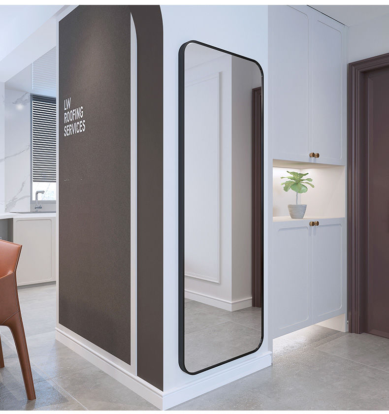 ins风壁挂穿衣镜家用仪容镜更衣镜换衣镜网红大长穿衣镜子贴墙试衣镜