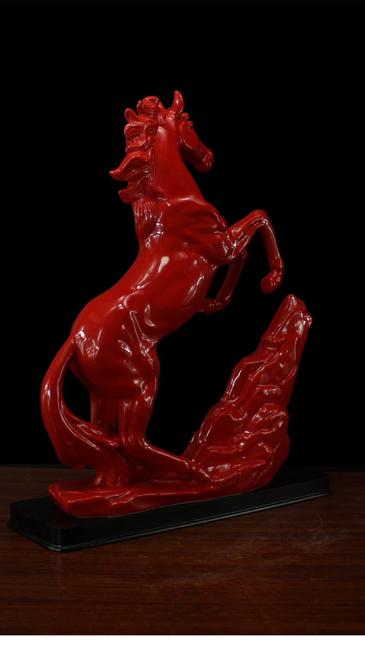 红色大号骏马 长23 高46厘米【图片 价格 品牌 报价】-京东