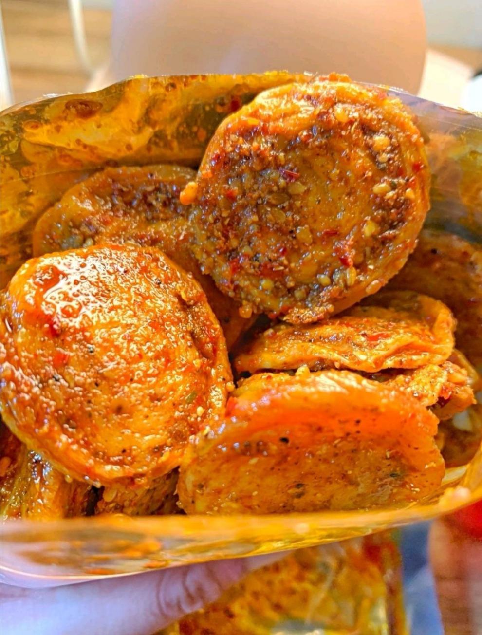 面筋辣条烤面筋油炸面筋圈陕西手工健康美食1-4袋现做现发 麻辣800克