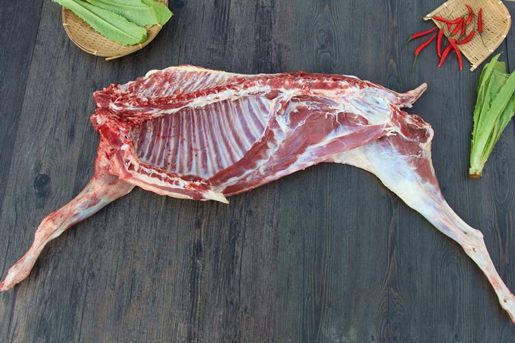 高原红宁夏滩羊新鲜冷冻羊肉半只装10斤无皮山羊羊排羊腿羊脖子广纳力