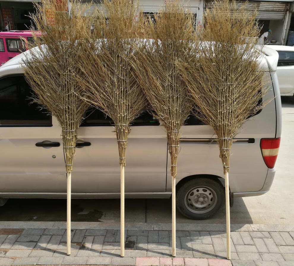 手工大扫把竹扫帚竹子制作笤帚加重加厚加长工厂单位园林 大号环卫长