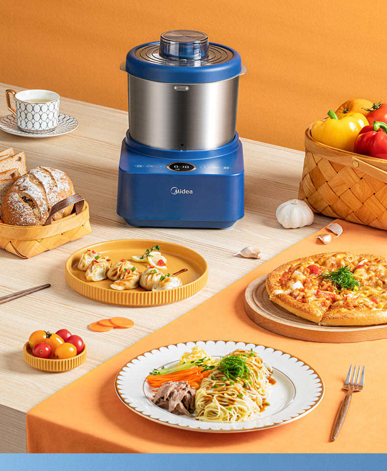 美的midea35l和面机家用小型全自动厨师机发面机搅面机打面揉面机一体