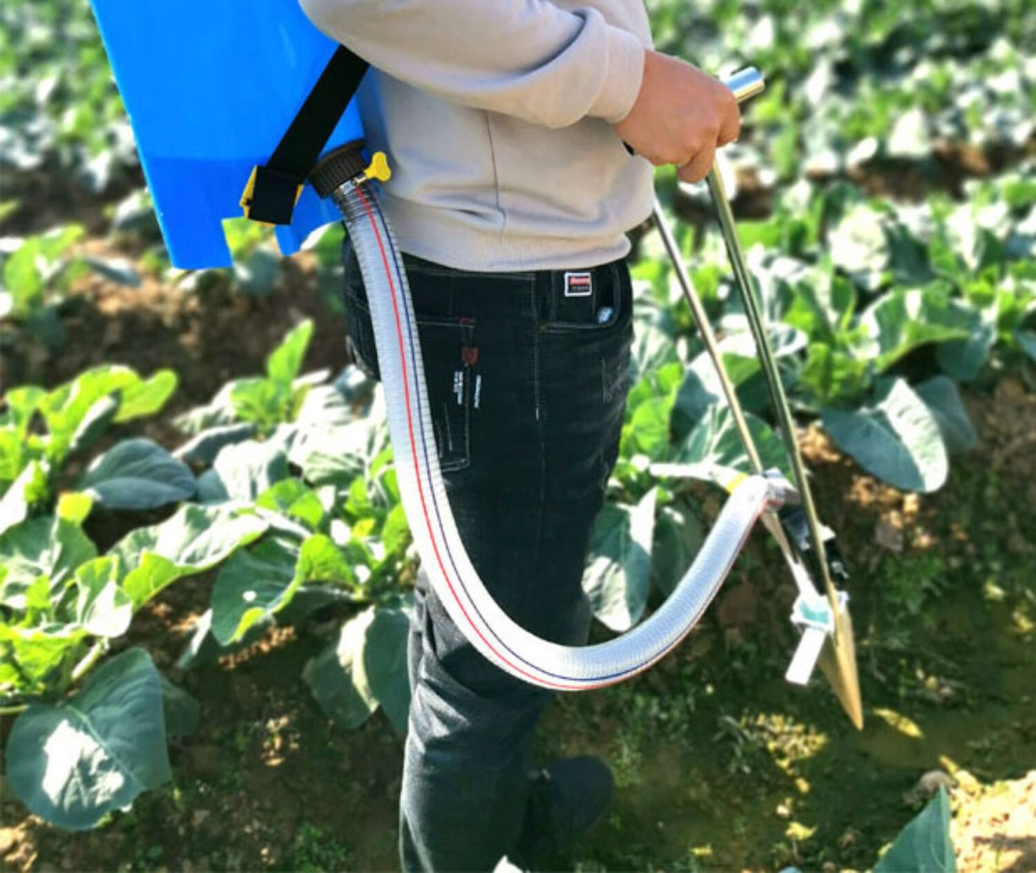 施肥神器农用地下追肥器入土施肥机多功能玉米下肥 带脚踏 背包(推荐)