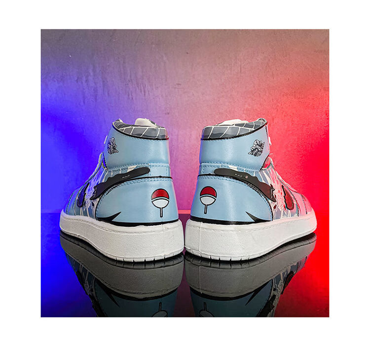 联名aj火影忍者联名aj四代波风水门空军一号秋季大码高帮男板鞋情侣