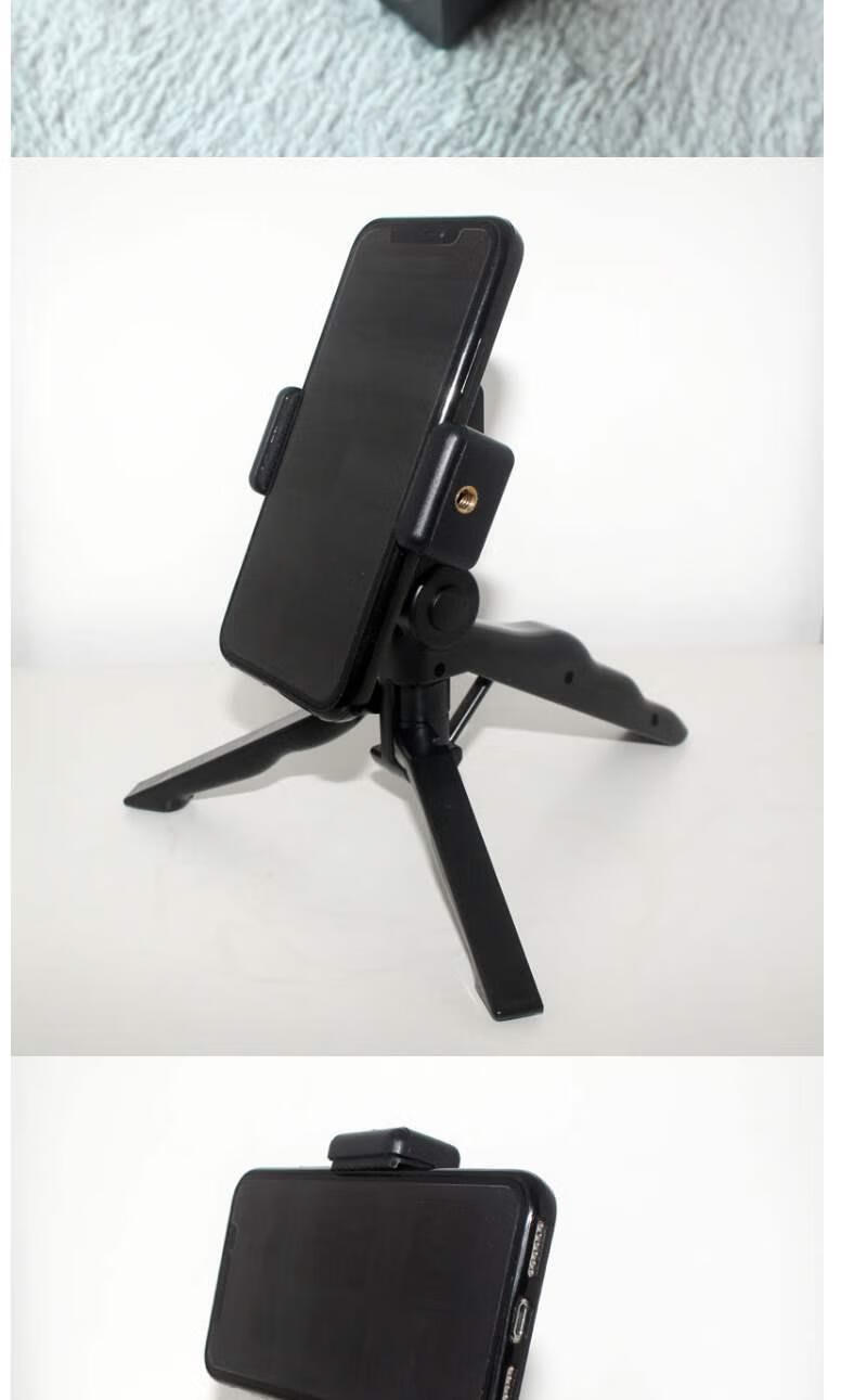 单独三脚架防滑手机直播角架夹手机工一字夹乔鸟工字夹大号65112mm