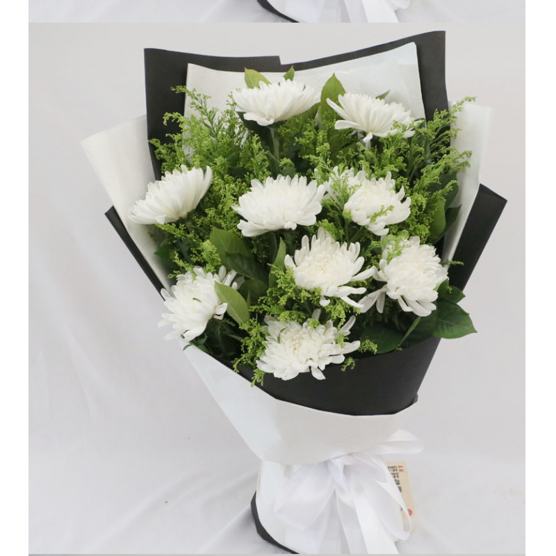 清明节鲜花同城配送花篮花束祭奠用花清明中元祭拜追悼菊送花店 其他