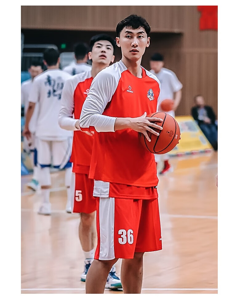 准者(rigorer) 准者长袖t恤cuba春秋篮球运动 男士棉圆领打底衫宽松