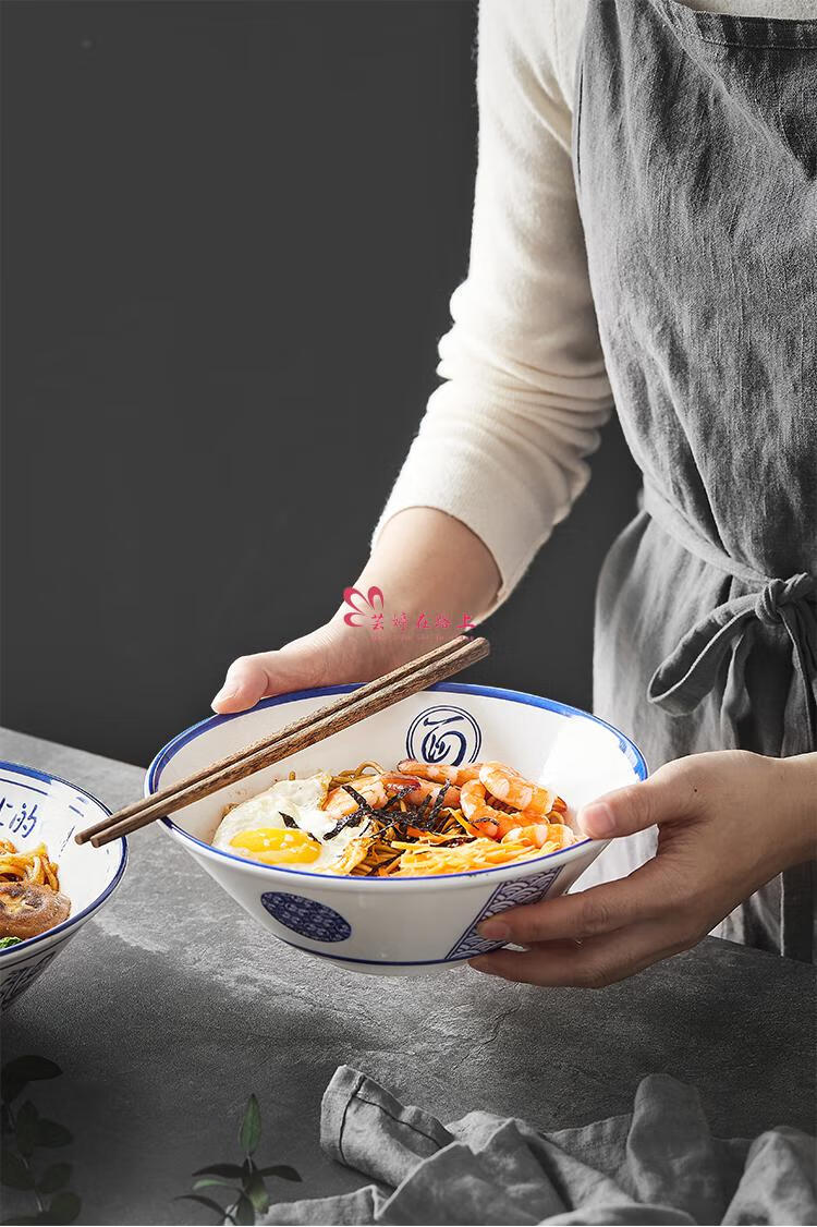 密胺碗商用重庆小面汤粉碗a5麻辣烫大碗中式舌尖上的中国特色面碗9寸