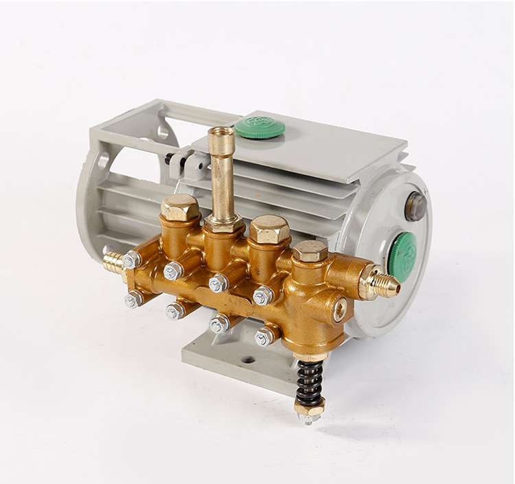 适用于黑猫380洗车机配件清洗机冲车高压水泵280全铜泵头总成刷车机头