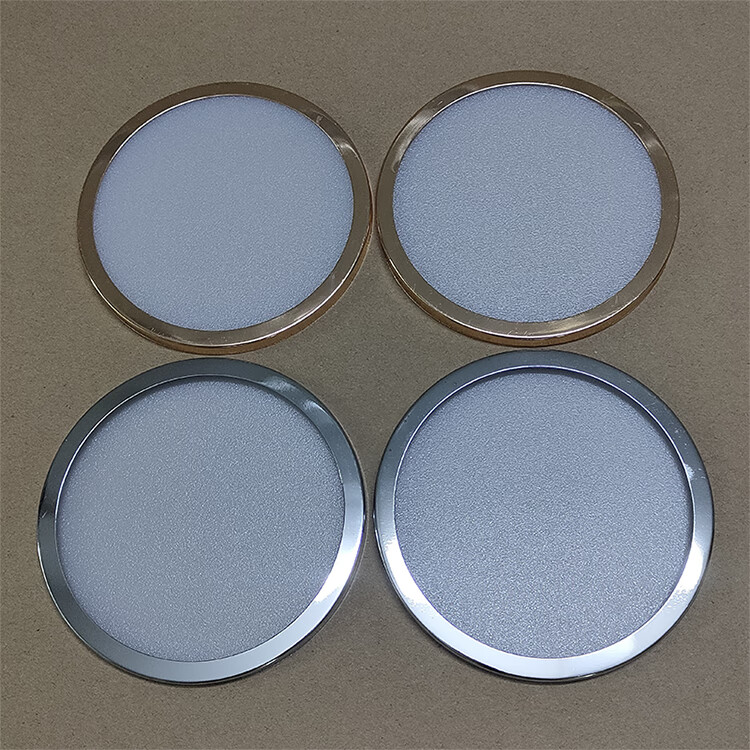 灯具配件大全吊灯金银色灯罩塑胶轻巧防尘盖防虫蚊子亚克力片盖子