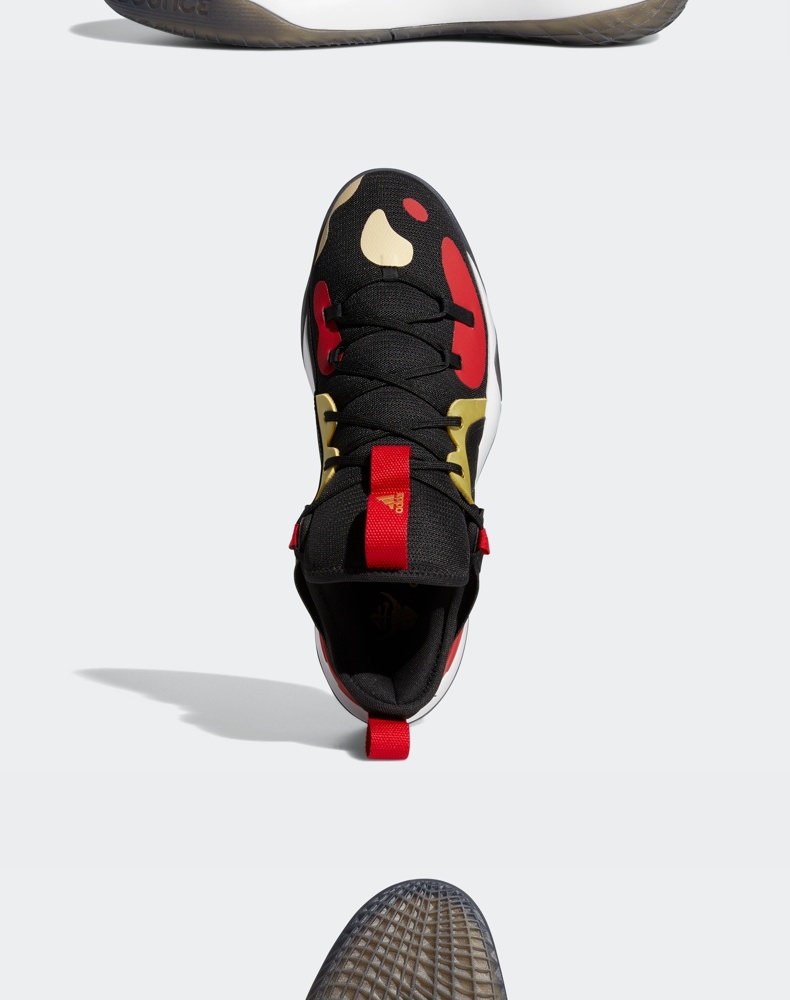 adidas阿迪达斯2021牛年限定春季新款红色本命年休闲男鞋低帮缓冲减震