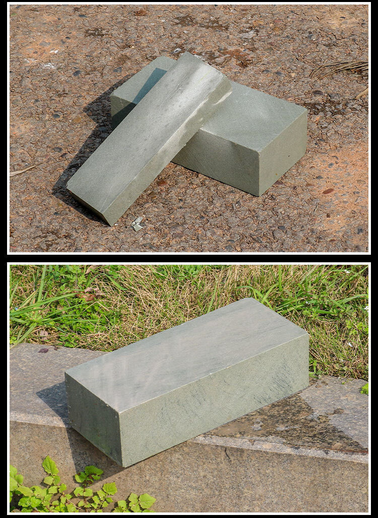 水滴青磨刀石家用天然磨刀石家用浆石磨刀石家用砥石油石磨刀器青石下