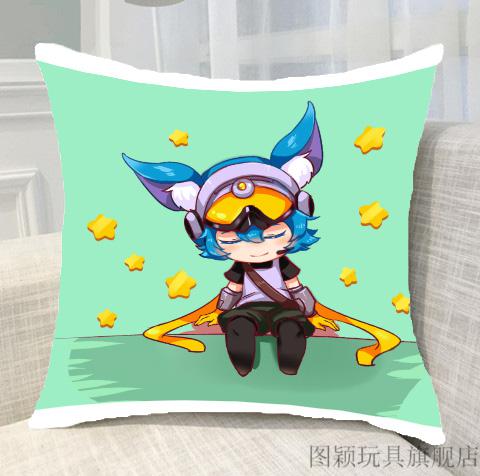 王者荣耀新英雄踏玉暃檐暃达摩黎明之约雅典娜抱枕靠垫礼物等定做黎明