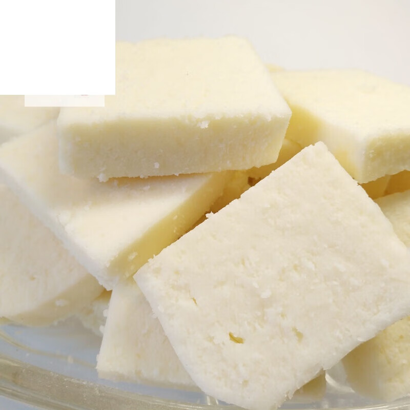 内蒙古特产正蓝旗甜味奶豆腐牧民手工奶块酸奶酪500g纯乳酪奶疙瘩