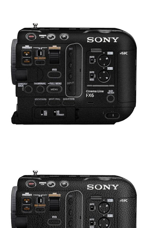 适用于索尼fx6相机保护贴膜全画幅fx6保护膜sony贴纸贴皮纹彩色皮 9碳