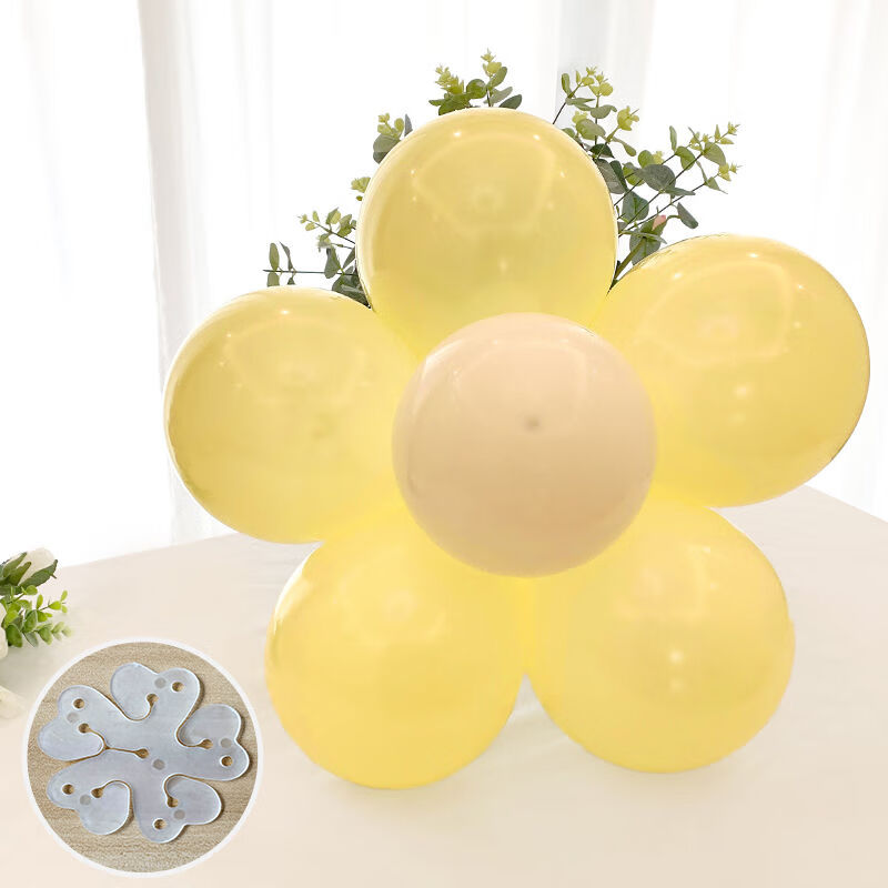 气球扣生日装饰扮布置用品梅花夹造型花朵卡扣环扣卡子夹毕业典礼