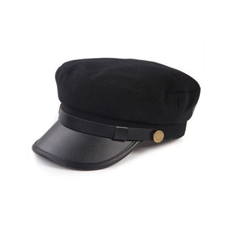 桔子悦 五四学生装帽子 子 五四青年装帽子2021 帽子黑色 m(56-58cm)