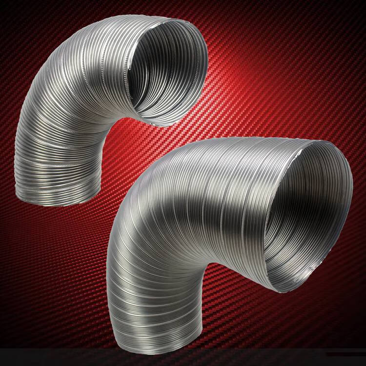 180度弯管接头烟管弯头直通45度波纹管风管接头内径32mm弯头304不锈钢