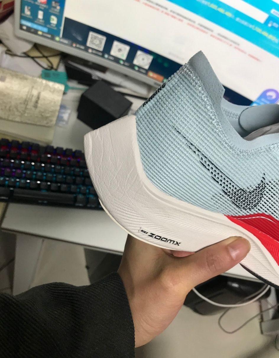 oeny 眞碳板zoomx vaporfly next%fly3马拉松蝉翼男女运动 白黄 编织