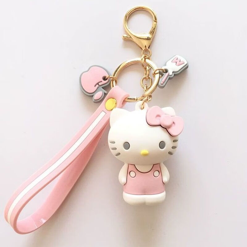 书包挂链女卡通少女心挂件布丁狗kt凯蒂猫小饰品钥匙扣包包挂件生日