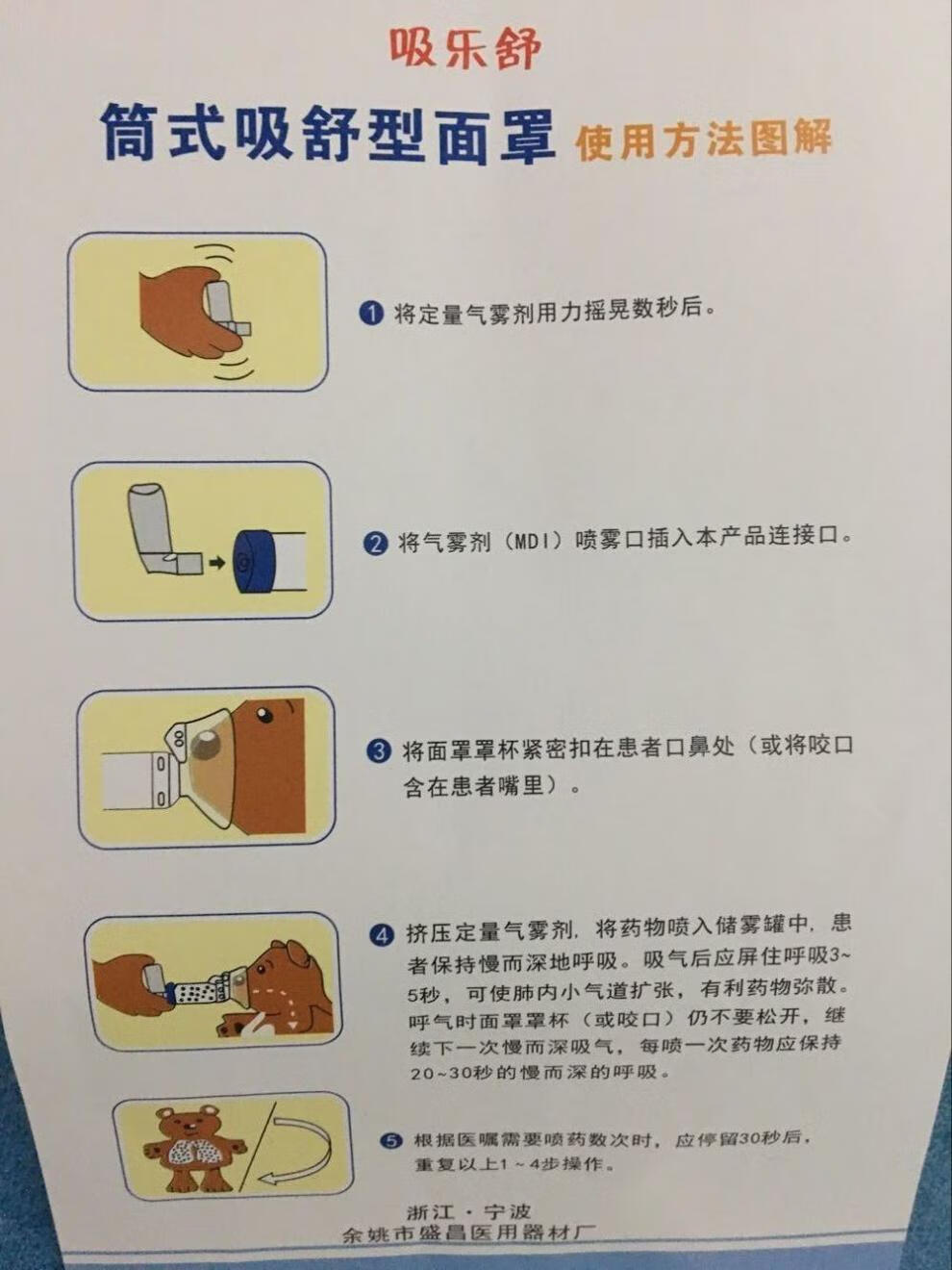 成人储雾罐吸舒储雾器哮喘喷雾器吸入给药雾化面罩婴儿硅胶面罩01岁