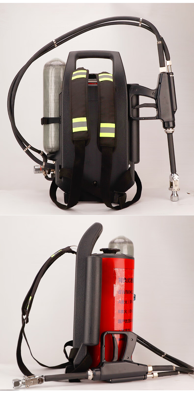 背负式高压细水雾灭火器装置移动式推车式灭火机水枪脉冲森林消防