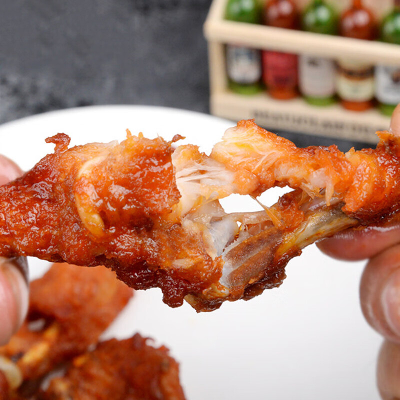 棠鲜生 鸡锁骨奥尔良味连心脆鸡叉骨油炸烧烤小吃食材半成品5斤装