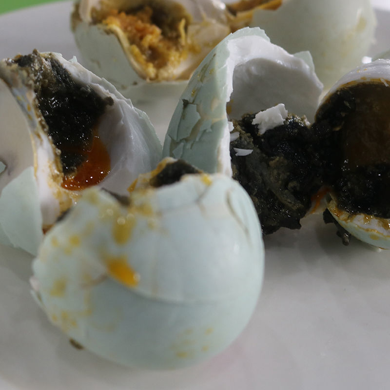 臭咸鸡蛋 辽宁朝阳臭鸭蛋十枚农家自制臭鸭蛋海鸭蛋香熟流油蛋 香熟流