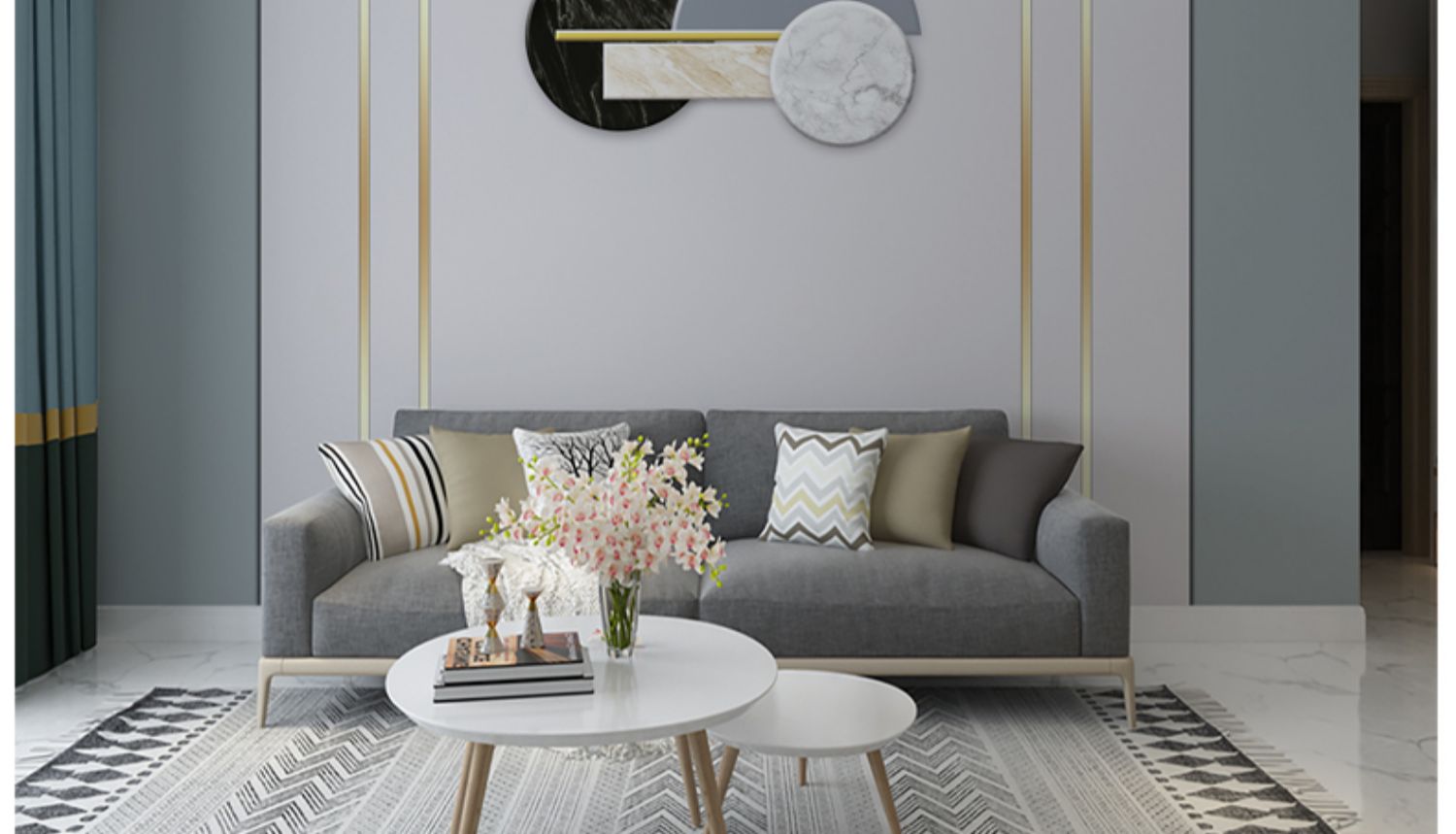 2022年新款电视背景墙壁纸轻奢风客厅壁布沙发影视墙自粘墙纸壁画整张