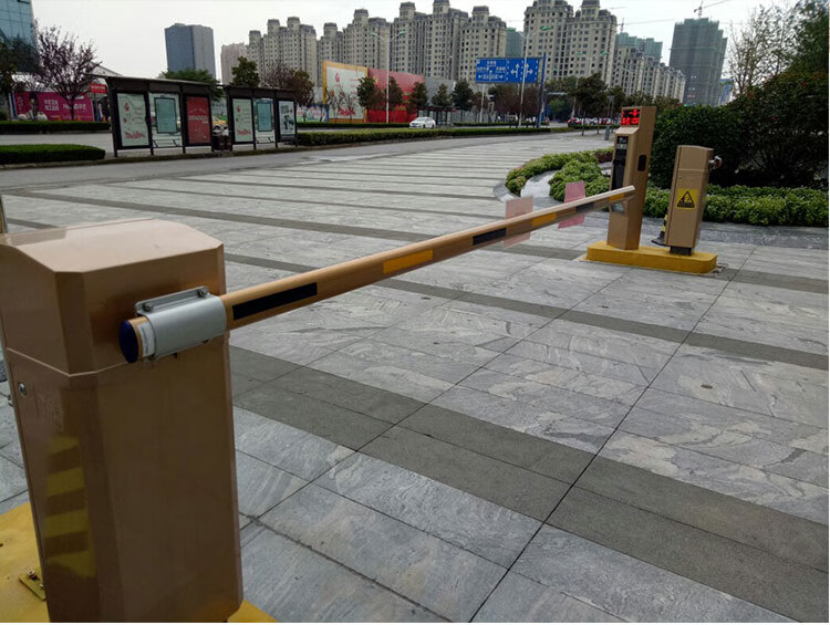 联丰捷顺椭圆道闸杆新款椭圆杆捷顺道闸杆胶条发光杆防砸带灯门卫金色