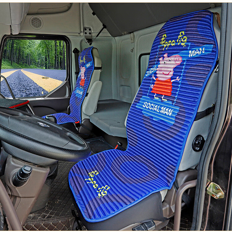 坤胜三一重卡军亮版英杰版英雄通用大货车用品装饰坐垫四季单个座座套