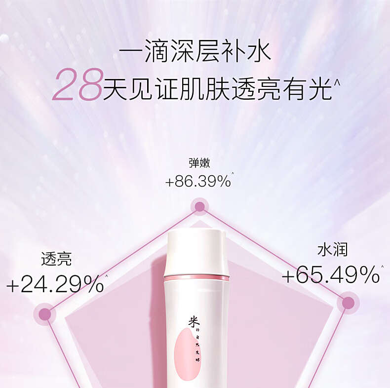 美加净（MAXAM）酵米焕活保湿精华水（深层补水轻盈透亮化妆水爽肤水） 蜂蜜水150ml