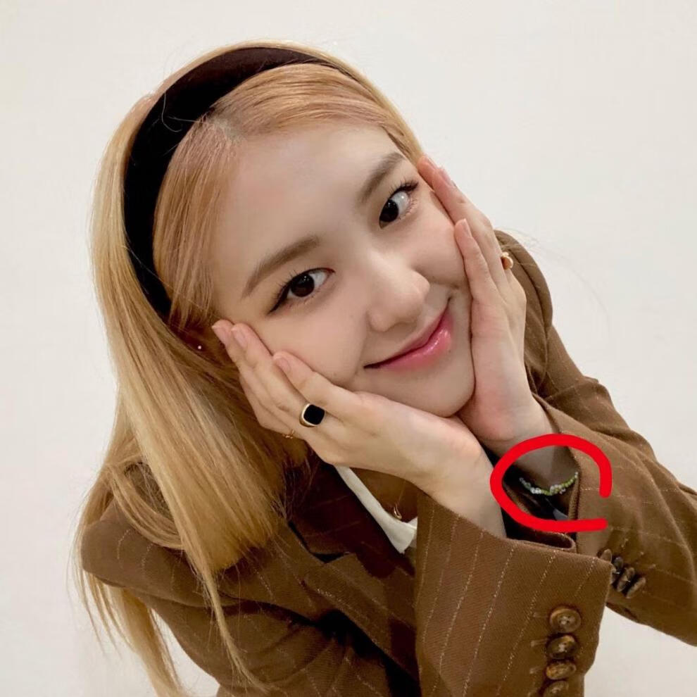 李泰容朴彩英同款手串糖果色手工串珠手链彩色花朵雏菊手绳 彩虹-白色