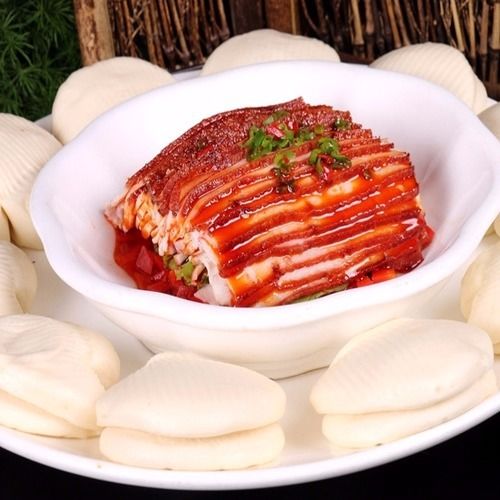 保鲜发货荷叶夹肉加馍饼肉夹馍荷叶饼酒店成品菜梅菜扣肉一袋40个