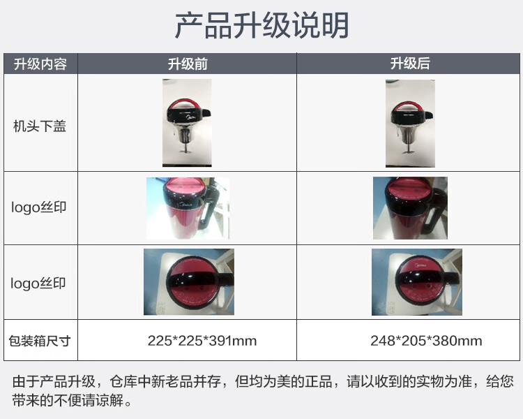 美的midea豆浆机家用双层不锈钢多功能豆汁机易清洗dj12bdeg1de12g13