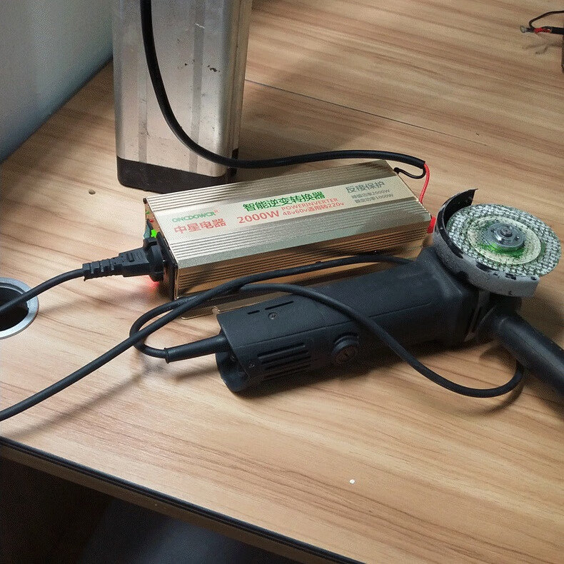 转换12v24v48v60v72v升压家用220v车载电动三轮车电瓶通用 数显60v72v