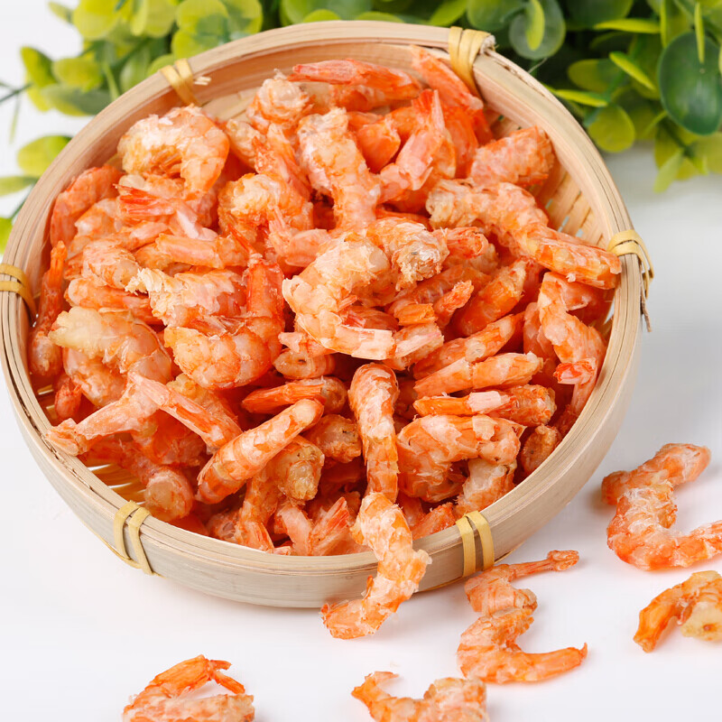 新鲜淡晒金钩海米大虾仁虾米虾干开洋海鲜干货即食品250g