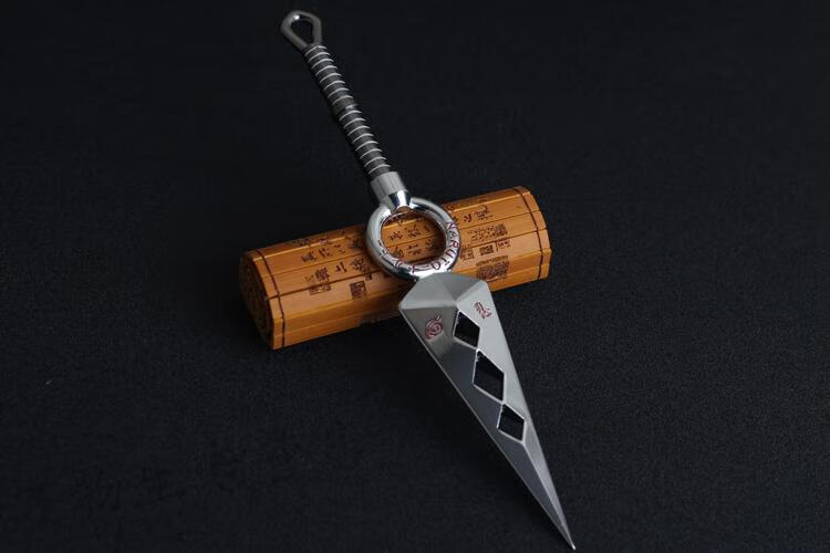 武器苦无大号金属手里剑兵器模型未开刃四代目波风水门22cm苦无黑色