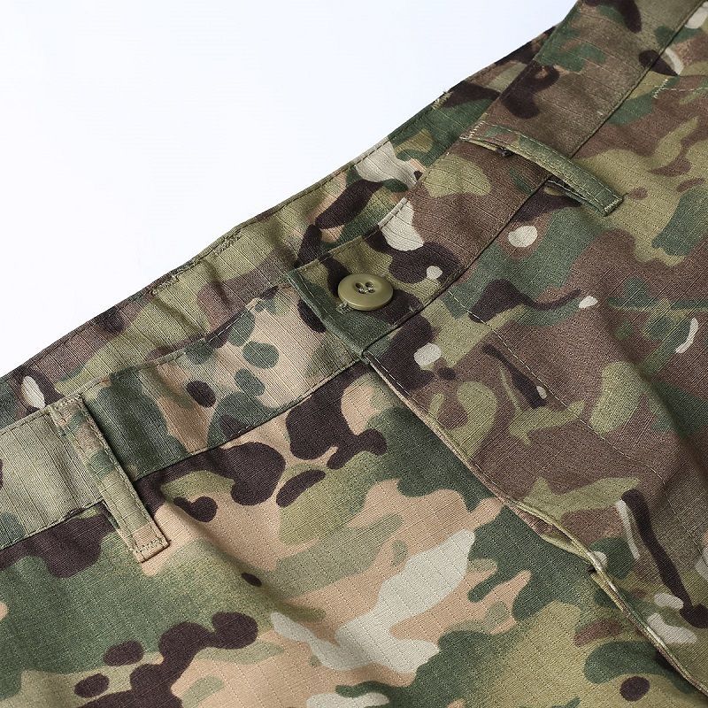 作训服 美国海豹三色迷彩服套装迷彩套服女立领防刮耐磨户外工作服