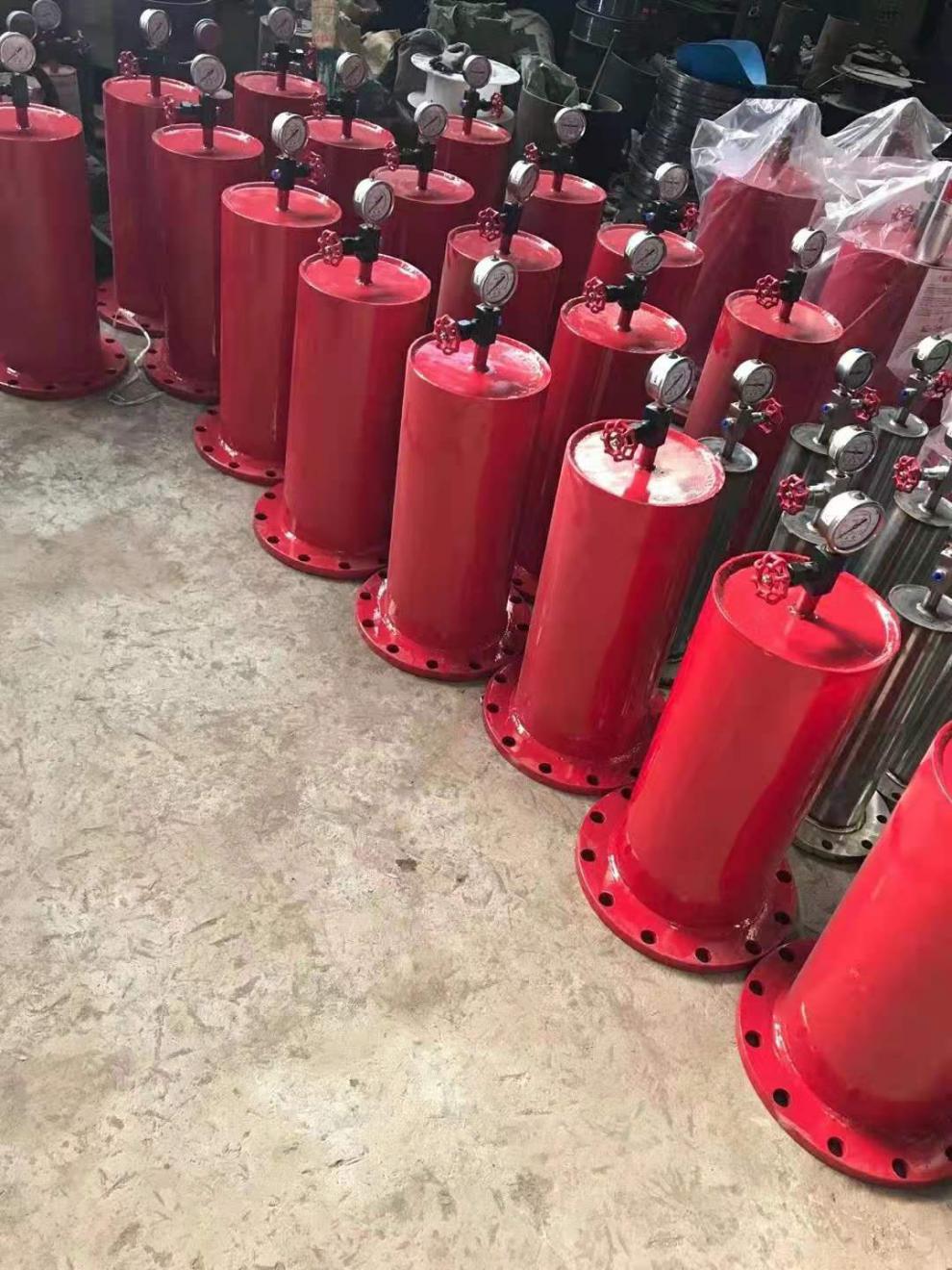 水锤消除器吸纳器9000x-型活塞式消防供水管道碳钢不锈钢法兰 碳钢dn
