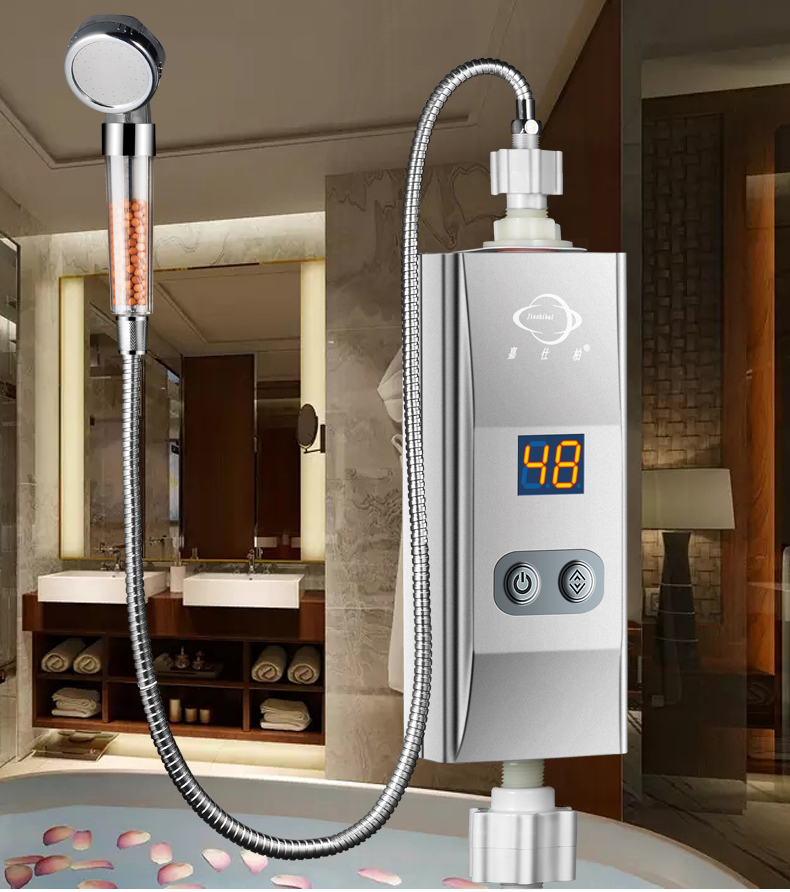 即热式电热水器自来水龙头淋浴洗澡家用速热小型厨房宝恒温加热器变频