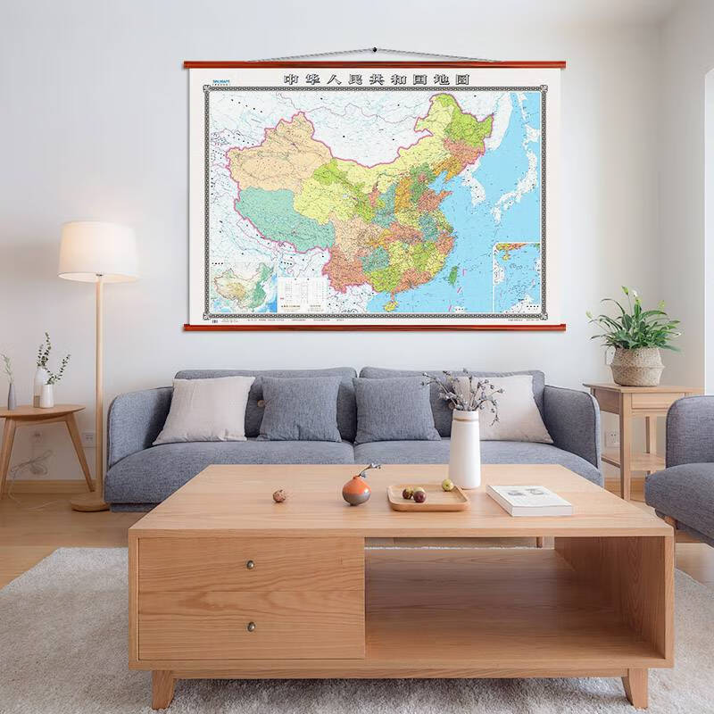 中国地图挂图1813米超大整张无拼接